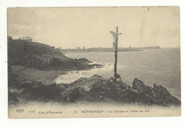 35/CPA - Rotheneuf - Le Calvaire Et L'Anse Du Val - Rotheneuf