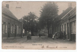 1 Oude Postkaart Zoersel  Zicht In Het Dorp  1905  Uitgever Hoelen  N°575 - Zoersel