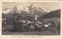 C234) WINDISCHGARTEN - OÖ - Bäume Häuser Kirche Mit Pyhrgas ALT 1936 - Windischgarsten