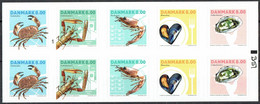Bertil Skov Jørgensen. Denmark 2017. Shellfish And Crustaceans. Foil Sheet Michel  1909-1913 MNH. Signed. - Blocks & Kleinbögen