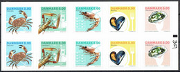 Bertil Skov Jørgensen. Denmark 2017. Shellfish And Crustaceans. Foil Sheet Michel  1909-1913 MNH. Signed. - Blocks & Sheetlets