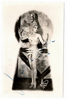 1936 CPA Josephine Baker Avec AUTOGRAPHE Murray Korman New York PHOTO Postcard NY Actress Cabaret Risque - Attori