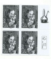 Louis Pasteur, (200 Ième Anniversaire De Sa Naissance). Bloc De 4 Neufs **,bord De Feuille. Andorre 2022 - Unused Stamps