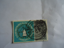 KENYA  UNGADA TANZANIA   USED  STAMPS  SPORTS 1966    WITH POSTMARKS - Kenya, Ouganda & Tanzanie