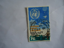 KENYA  UNGADA TANZANIA   USED  STAMPS  ANNIVERSARIES UMM  WMO   WITH POSTMARKS - Kenya, Uganda & Tanzania