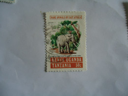 KENYA  UNGADA TANZANIA   USED  STAMPS  ELEPHANTS  WITH POSTMARKS - Kenya, Uganda & Tanzania