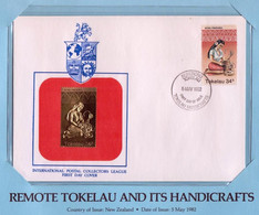 FDC0066 - Toquelau 1982- Com Selo DOURADO - Tokelau