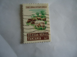 KENYA  UNGADA TANZANIA   USED  STAMPS  ANIMALS COW - Kenya, Ouganda & Tanzanie