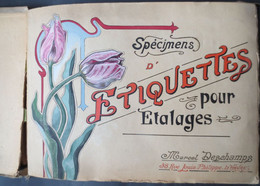 Le Havre - Catalogue - Spécimens D'étiquettes Pour étalages - ( Peintes à La Main ) Début XX E - Très Rare - - Andere & Zonder Classificatie