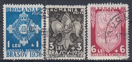 ROMANIA 516-518,used,falc Hinged - Gebraucht