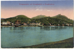 Delcampe - CPSM ALLEMAGNE RHENANIE-DU-NORD WESTPHALIE KOENIGSWINTER - Château De Drachenburg Et La Colline Du Dragon - Königswinter