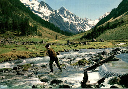 Delcampe - LES PYRENEES PECHEUR DE TRUITES - Angelsport