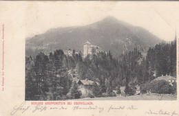 C296) OBERVELLACH - Schloss GROPPENSTEIN Bei Obervellach - Häuser Im Vordergrund 1903 - Obervellach