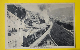 18461 - Vallorbe Vu Du Tunnel Du Mont-d'Or Le Train - VD Vaud
