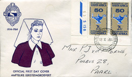 RSA - Republik Südafrika - FDC Addressed Or Special Cover Or Card - Mi# 342 - Medical Nurses Assiciation - Covers & Documents