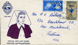 RSA - Republik Südafrika - FDC Addressed Or Special Cover Or Card - Mi# 342-3 - Medical Nurses Assiciation - Brieven En Documenten