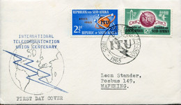 RSA - Republik Südafrika - FDC Addressed Or Special Cover Or Card - Mi# 344-5 - ITU (FDCs Are Rare) - Brieven En Documenten