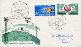 RSA - Republik Südafrika - FDC Addressed Or Special Cover Or Card - Mi# 344-5 - ITU (FDCs Are Rare) - Lettres & Documents