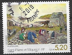 St PIERRE ET MIQUELON:territire D'outre Mer Les Graves N°709  Année:2000 - Usati