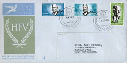 RSA - Republik Südafrika -  FDC Addressed Or Special Cover Or Card - Mi# 356-8 - Dead President Verwoerd Mourning - Lettres & Documents