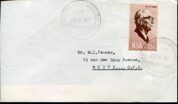 RSA - Republik Südafrika - Pharma FDC Addressed Or Special Cover Or Card - Mi# 361 - Inauguration President Fouche - Covers & Documents