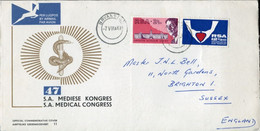 RSA - Republik Südafrika - FDC Addressed Or Special Cover Or Card - Mi# 382-3 - 1st Heart Transplant - Medical Congress - Covers & Documents