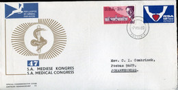 RSA - Republik Südafrika - FDC Addressed Or Special Cover Or Card - Mi# 382-3 - 1st Heart Transplant - Medical Congress - Lettres & Documents