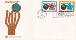 Nations Unies - Secretariat 16 1 1968 - Briefe U. Dokumente