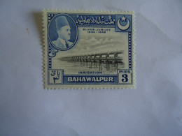 BAHAWALPUR  MNH STAMPS  1949   SILVER JUBILLE BRIDGE - Bahawalpur