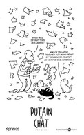 LAPOUSS  -  Ex-libris "Putain De Chat, Tome 10" - Illustratori J - L