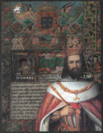 Portugal – 2021 King Manuel I Used Souvenir Sheet - Usati