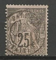 COLONIES GN N° 54 CACHET PAPEETE - Gebraucht