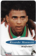 Namibia - Telecom Namibia - Football Players, Ricardo Mannetti, 10$, Used - Namibië