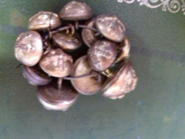 12/ LOT DE  BOUTONS MILITAIRE AVEC CANON CROISES ?? - Buttons