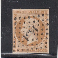 France -  Année 1853/62 - N°YT 13A - Type Empire - Oblitération PC - 1853-1860 Napoléon III