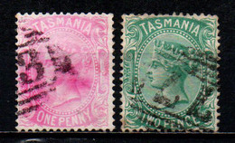 TASMANIA - 1878 - Queen Victoria  - Wmk: TAS - USATI - Used Stamps