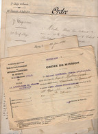 VP20.989 - Lot De Documents Concernant Le Soldat MATHIEU Du 23ème Rgt D'Infanterie à BOURG & DOMMARTIN LES REMIREMONT - Documents