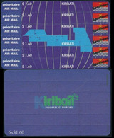 KIRIBATI 1993 Maps Flags $1.20 SPECIMEN StampCard - Iles