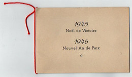 VP20.990 - MILITARIA - IDAR OBERSTEIN 1945 / 46 - Faire - Part De Bonne Année - Ecole D'Application D'Artillerie ..... - Documenten