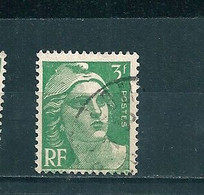 N° 716A Marianne De Gandon 3F Vert  Timbre  France OBLITÉRÉ 1945/1947 - Oblitérés