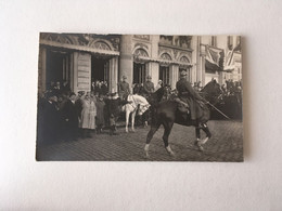 Gent  FOTOKAART  Koning Albert I Op De Kouter  Net Na De Eerste Wereldoorlog - Gent