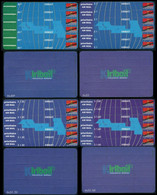 KIRIBATI 1993 Maps Flags StampCards:4 SPECIMEN - Islas