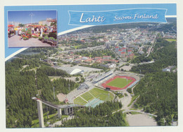 94-595 Finland Lahti Philatelic Exhibition 2015 Stadium Sent To Estonia - Brieven En Documenten