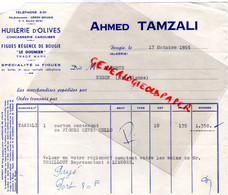 ALGERIE- ALGER - LETTRE AHMED TAMZALI-HUILERIE D' OLIVES CONCASSERIE CAROUBES-FIGUES REGENCE LE GOUMIER-LAGORCE NEXON - Andere & Zonder Classificatie