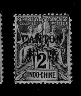 CANTON YT 2 Neuf - Unused Stamps