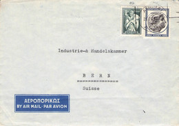 GREECE - AIRMAIL 1955 ATHENS > BERN/CH / ZL466 - Lettres & Documents