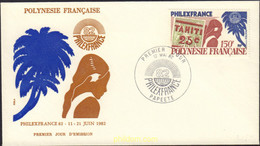 535270 MNH POLINESIA FRANCESA 1982 EXPOSICION FILATELICA INTERNACIONAL - PHILEXFRANCE-82 - Oblitérés