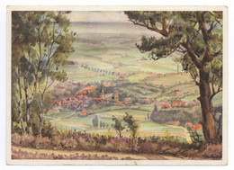 4806 Das Schöne Ravensberger Land Aquarell H. Goerke Teutoburger Wald Werther - Guetersloh