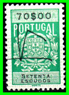 PORTUGAL  … ( EUROPA ) SELLO FISCAL 1940 70 ESCUDOS - Used Stamps