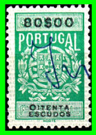 PORTUGAL  … ( EUROPA ) SELLO FISCAL 1940 - 80 ESCUDOS - Gebraucht